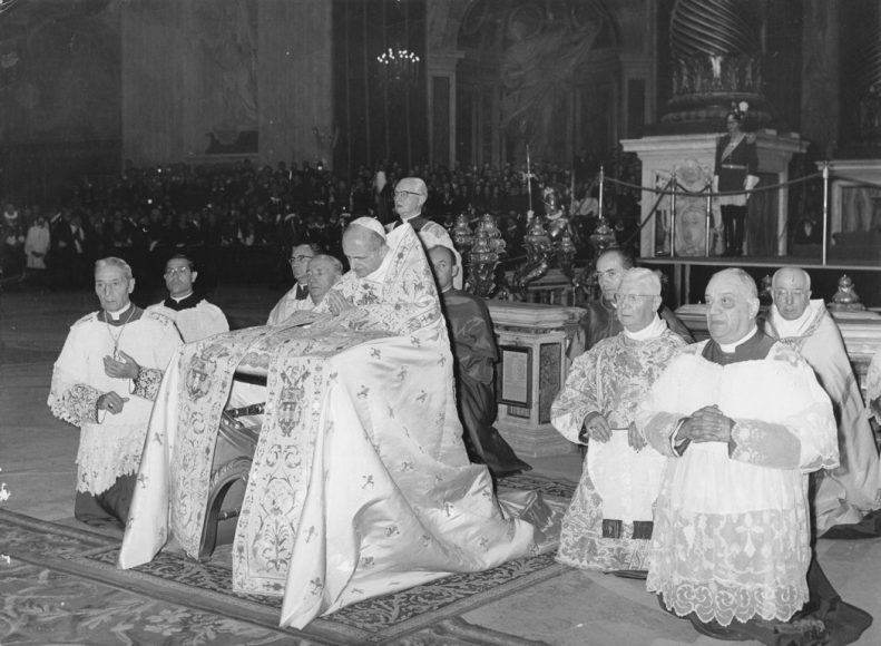 Piviale indossato da Paolo VI